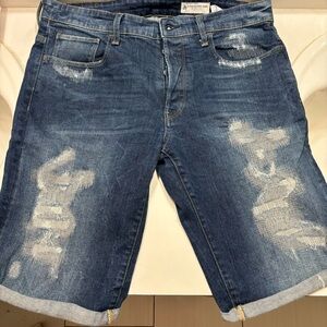 G-Star Raw Mens 3301 Tapered 1/2 Shorts